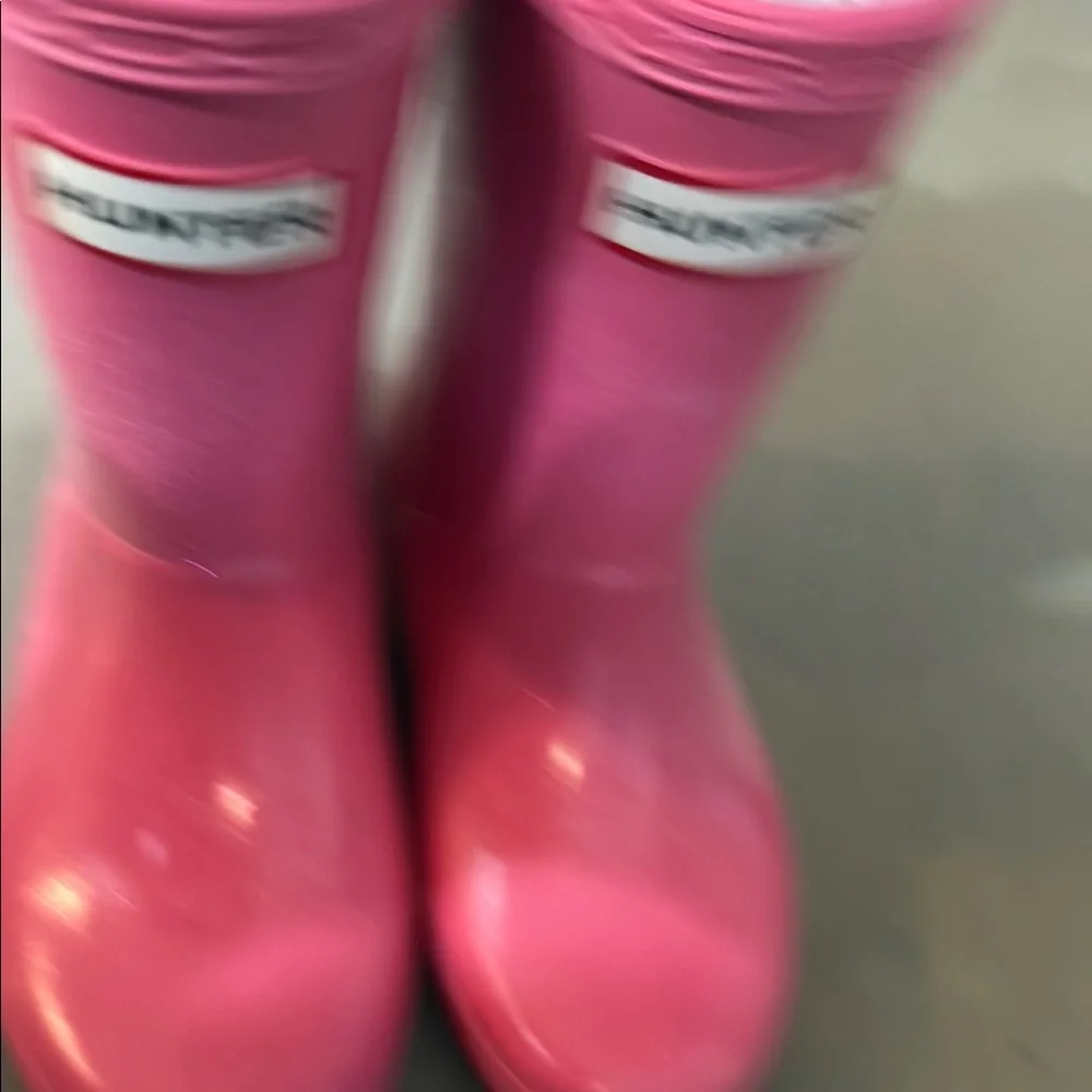 Hunter Fuchsia Waterproof Boots